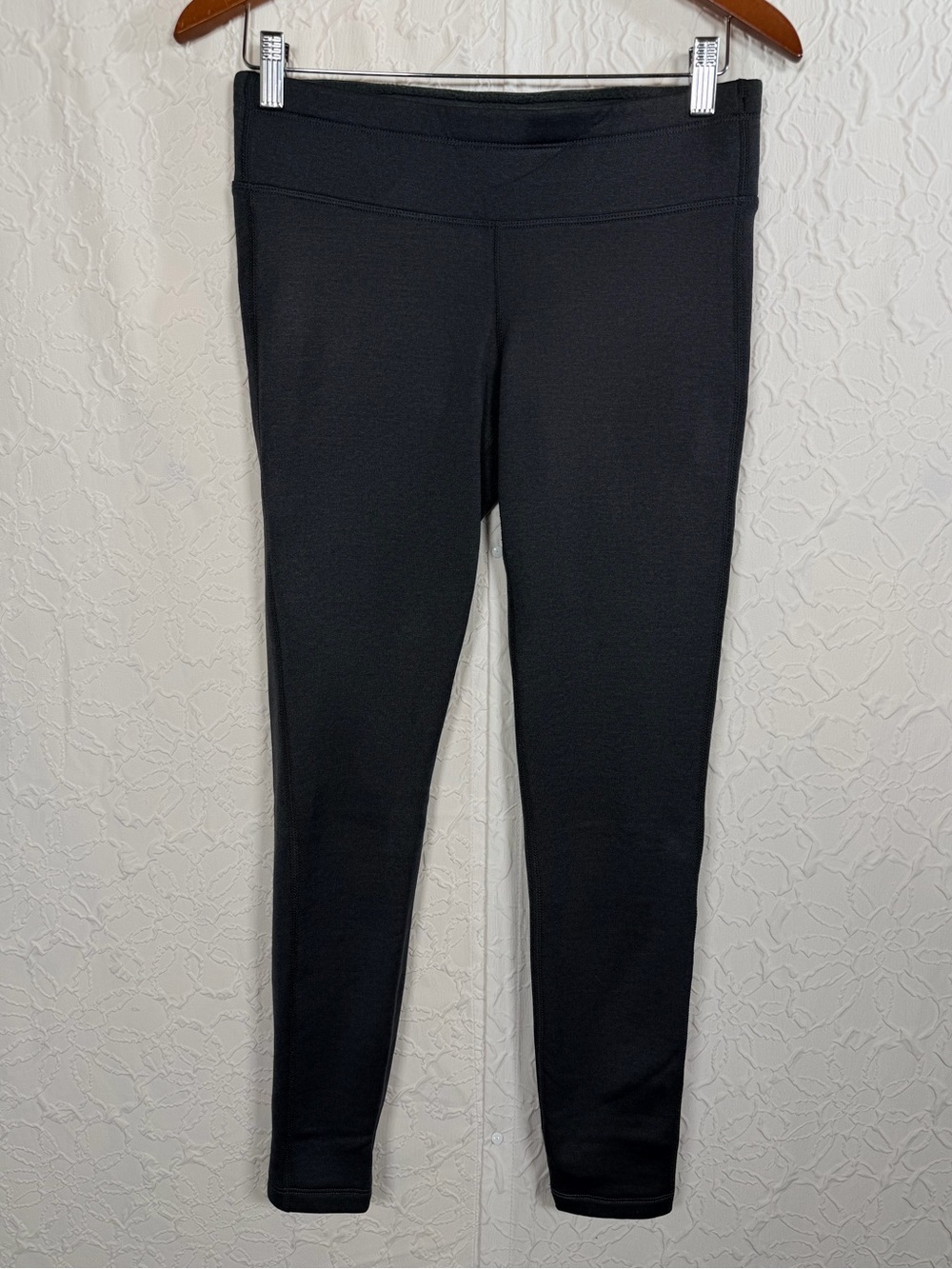 Athleta Charcoal Grey Fleece Lined Leggings Sz S